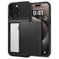 iPhone 15 Pro Spigen Slim Armor CS pouzdro - černá