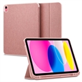 Pouzdro Smart Folio Spigen Urban Fit pro iPad (2022) - Růžové Zlato