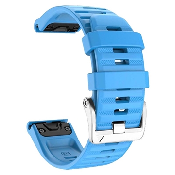 Sports Silicone Strap for Garmin Fenix ​​3 / 3 HR / 5X / 5X Plus / 6X / 6X Pro - Sky Blue