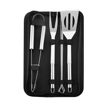 Stainless Steel Grill Set with Carrying Bag