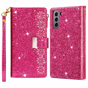 Série Starlight Samsung Galaxy S22+ 5G Case - horká růžová