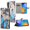Styl Series Motorola Edge 20 Pro Wallet Case - Blue Butterfly