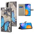 Styl série Samsung Galaxy S21 5G Case - Blue Butterfly