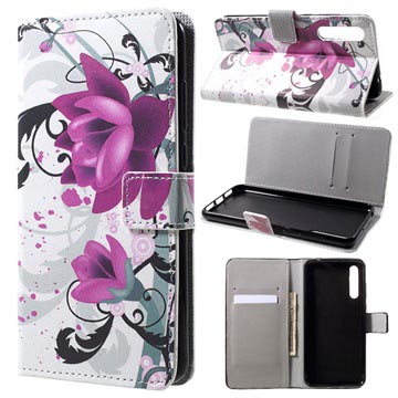 Styl Series Huawei P20 Pro peněženka - elegantní lotos