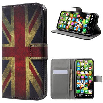 IPhone X / iPhone XS Style Series Wallet Case - Union Jack