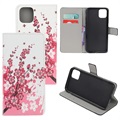Styl Series iPhone 11 Pro Wallet Case - Pink Flowers