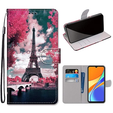 Styl Series Xiaomi Redmi 9C, Redmi 9C NFC peněženka - Eiffelova věž