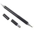 Stylové multifunkční pero a kuličkové pero 3 v 1-černé
