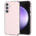 Stylish Glitter Série Samsung Galaxy S23 FE TPU Pouzdro - Růžový