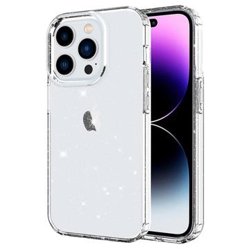 Stylish Glitter Série iPhone 14 Pro TPU Pouzdro