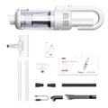 Suitu ST-8003CG Portable 2-in-1 Vacuum Cleaner for Car/Home - 6000Pa - White