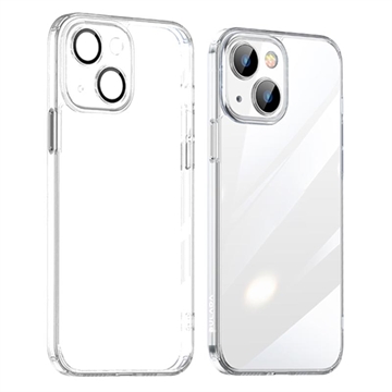 Sulada Crystal Steel iPhone 14 Plus Hybridní Pouzdro - Průhledná