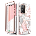 Supcase Cosmo Samsung Galaxy Note20 Ultra Hybrid Case (Otevřená krabice - Vynikající) - Pink Marble