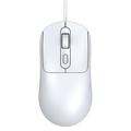 T-WOLF G580 Wired Mouse with 3D Anti-Slip Grille Scroll - White