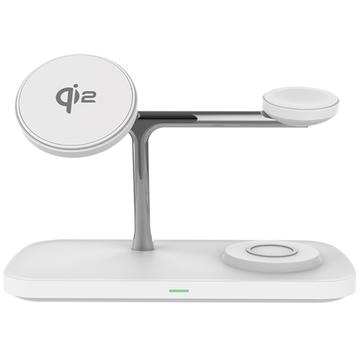T255 Qi2 3-in-1 Magnetic Wireless Charger 15W