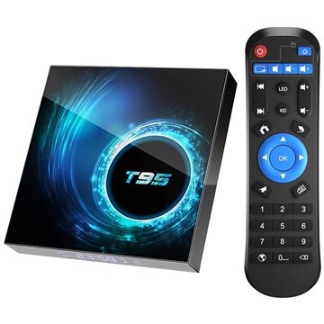 T95 Smart 6K Android 10.0 TV Box s Kodi 18.1 - 4 GB RAM/64 GB ROM