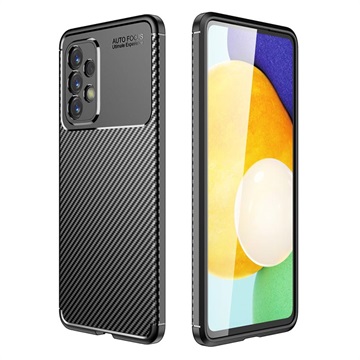 Beetle Carbon Fiber Samsung Galaxy A53 5G Case - černá