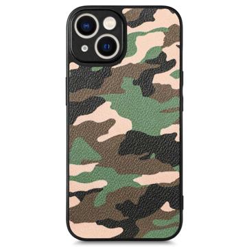 Hybridní Pouzdro Camouflage Series iPhone 14 Plus - Zelená