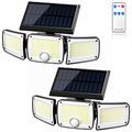 TY10305 3-Head Solar Wall Light - 280 LED - 2 Pcs.