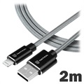 Taktický nabíjecí kabel s rychlým lanem - USB -A/Lightning