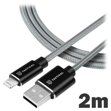 Taktický nabíjecí kabel s rychlým lanem - USB -A/Lightning - 1M