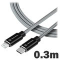 Taktický nabíjecí kabel s rychlým lanem - USB -C/Lightning