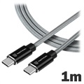 Taktický kabel nabíjení rychlého lana - USB -C/USB -C - 1M