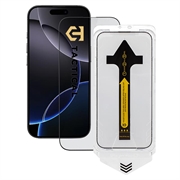 iPhone 16 Pro/17 Tactical Impact Barrier for Rookies Tempered Glass Screen Protector - Black Edge