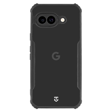 Google Pixel 9a Tactical Quantum Stealth Case with Reinforced Corners - Clear / Black