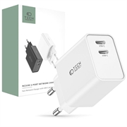 Tech-Protect C35W 2-Port Network Charger - 2xUSB-C - White
