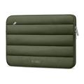 Tech-Protect Fluffy Plush Laptop Sleeve 13"-14" - Army Green