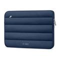 Tech-Protect Fluffy Plush Laptop Sleeve 13"-14" - Navy Blue