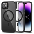 Pouzdro iPhone 15 Tech-Protect Magmat – kompatibilní s MagSafe – Černá / Čirá