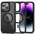 Pouzdro iPhone 15 Pro Max Tech-Protect Magmat – kompatibilní s MagSafe – Černá / Čirá