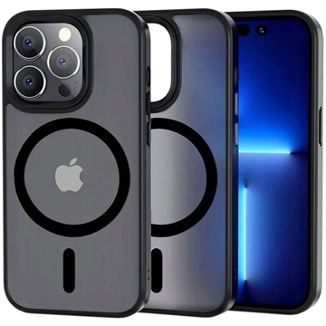 Pouzdro iPhone 13 Pro Max Tech-Protect Magmat – kompatibilní s MagSafe – Průhledná černá