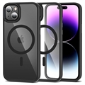 Pouzdro iPhone 15 Plus Tech-Protect Magmat – kompatibilní s MagSafe – Průhledná černá