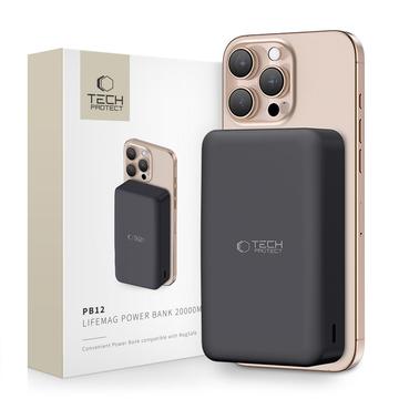 Tech-Protect PB12 LifeMag 20000mAh Magnetic Wireless Power Bank - 15W