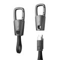 Tech-Protect UltraBoost DNA Keychain USB-C Cable - 60W PD, 17cm - Iron Gray