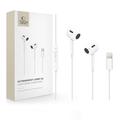 Tech-Protect Ultraboost Core G2 Wired Lightning Earphones – White
