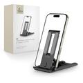 Tech-Protect Z5 Foldable Aluminium Holder for Smartphones, Tablets & E-Readers - 4" - 8.3" - Black
