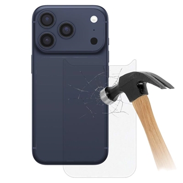 iPhone 17 Pro Max Tempered Glass Back Cover Protector - 9H - Clear