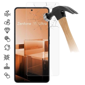 Asus Zenfone 11 Ultra Tempered Glass Screen Protector - Case Friendly - Clear