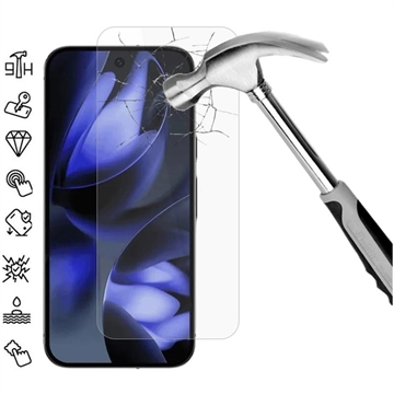 Google Pixel 10 Pro Tempered Glass Screen Protector - 9H - Case Friendly - Transparent