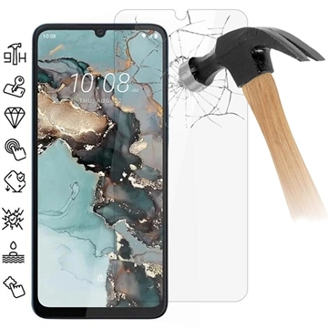 Ochranné Tvrzené Sklo HTC Wildfire E5 Plus - Case Friendly - Průhledný