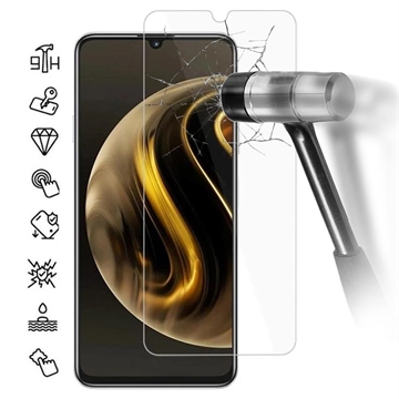 Huawei Enjoy 70 Tempered Glass Screen Protector - 9H - Case Friendly - Clear