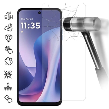 Motorola Moto G57 Tempered Glass Screen Protector - 9H - Case Friendly - Transparent