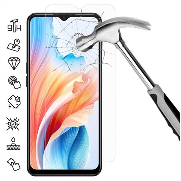 Oppo A2x Ochranství obrazovky Tempered Glass - Case Friendly - čistý