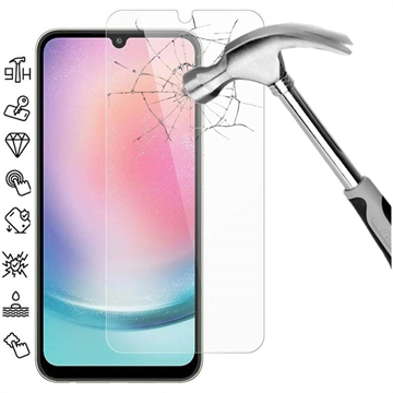 Samsung Galaxy A25 Ochranství obrazovky Tempered Glass - Case Friendly - čistý