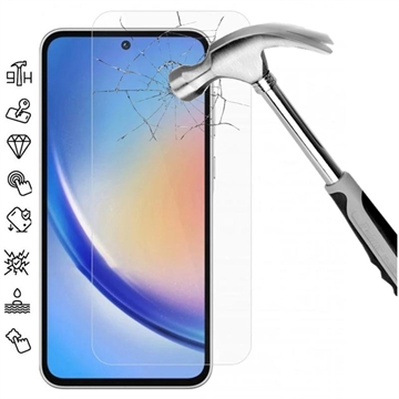 Samsung Galaxy A35 Ochranství obrazovky Tempered Glass - Case Friendly - čistý