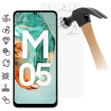 Ochranné Tvrzené Sklo Samsung Galaxy M05 - Case Friendly - Průhledný